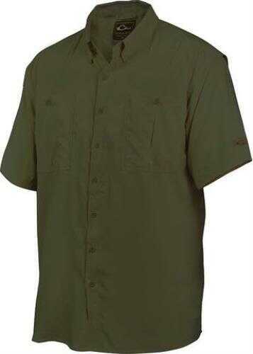 Systems Flyweight Shirt with Vented Back Short Sleeve, Medium, Olive