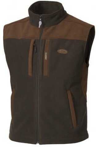 Drake Waterfowl Windproof Layering Vest Olive/Brown Small