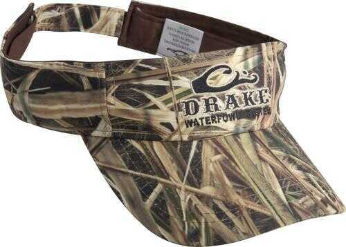 Drake Waterfowl Logo Visor Hat Mossy Oak Shadow Grass Blades One Size Md: DW1680-013