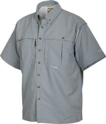 Drake Waterfowl WingShooter's Collar Shirt, Powder Blue, Small Md: DW2600-PWD-1
