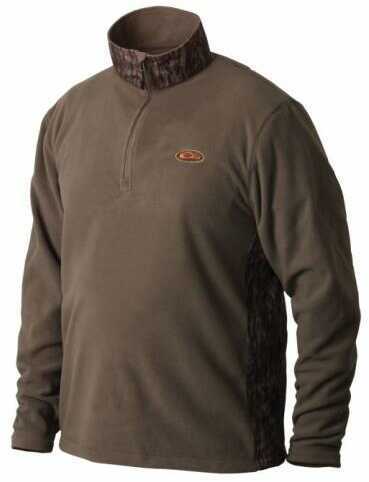 Drake Waterfowl Non-Typical Camp Fleece Pullover Olive/Camo Large Md: DW5104-006-3