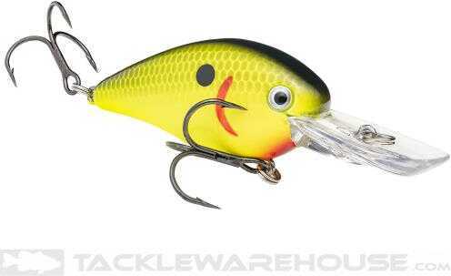 Strike King KVD Deep Squarebill Black Back Chartreuse