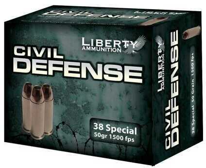 38 Special 20 Rounds Ammunition Liberty 50 Grain Hollow Point