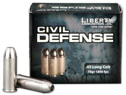 45 Colt 20 Rounds Ammunition Liberty 78 Grain Hollow Point