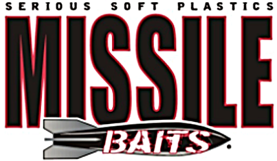 Missile Baits Baby D Bomb 3.65In 7 Bag Black Red Flake Model: MBBD365-BLKR