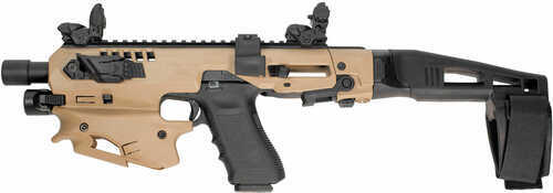 Command Arms MCK21T MCK Standard Conversion Kit Fits Glock 20/21 Gen3 Flat Dark Earth Synthetic Stock
