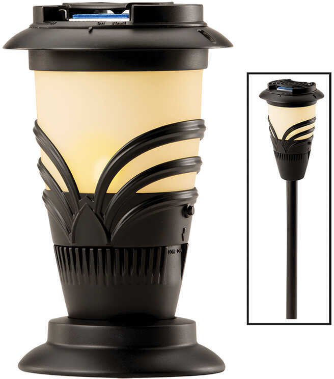 Thermacell Backyard Torch Flameless Mosquito Repellant Plastic Black with stand & Refill MRKA