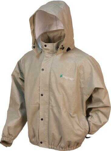 Frogg Toggs Classic Pro Action Rain Jacket With Pockets, Khaki, Medium Md: PA63122-04-M