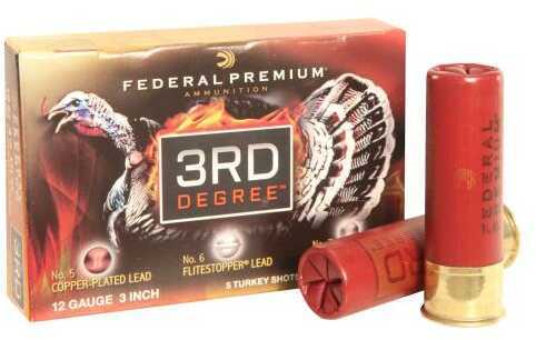 12 Gauge 5 Rounds Ammunition Federal Cartridge 3 1/2" 2 oz Multi-Shot #5 6 7
