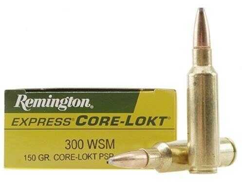 300 Winchester Short Magnum 20 Rounds Ammunition Remington 150 Grain Soft Point