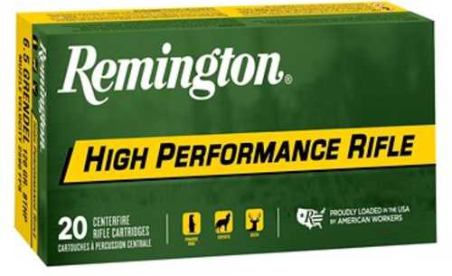 6.5 Grendel 20 Rounds Ammunition Remington 120 Grain Boat Tail Hollow Point