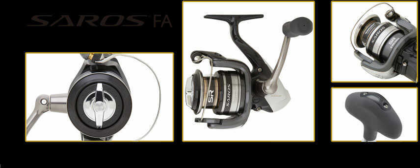 Click to see larger image. Shimano SAROS Spinning Reel SAR1000F