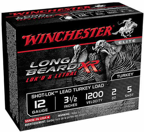 12 Gauge 10 Rounds Ammunition Winchester 3" 2 1/8oz Lead #5