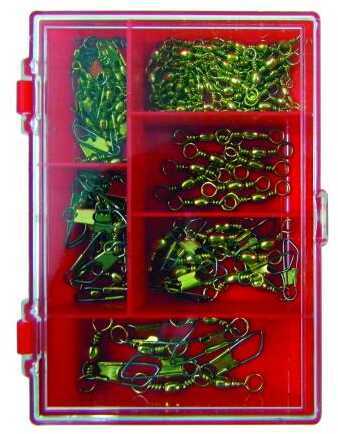 Click to see larger image. Eagle Claw Fishing Tackle Swivel Assortment 106pc