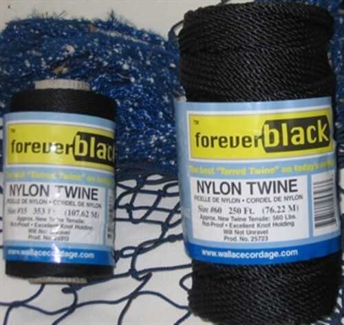 Wallace Cordage Tarred Twisted Nylon Twine 1lb Size 24-260# T-24