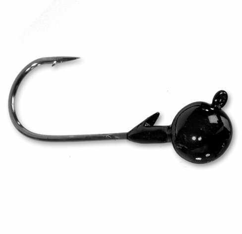 Strike King Lures Tg Shaky Head 1/4Oz 3Pk Black
