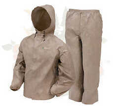 Frogg Toggs Ultra-Lite2 Rain Suit, Khaki, Small Md: UL12104-04-S