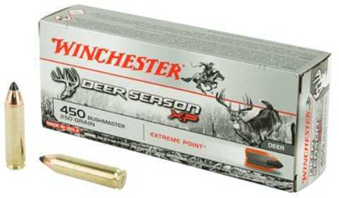 450 Bushmaster 20 Rounds Ammunition Winchester 250 Grain Jacketed Soft Point