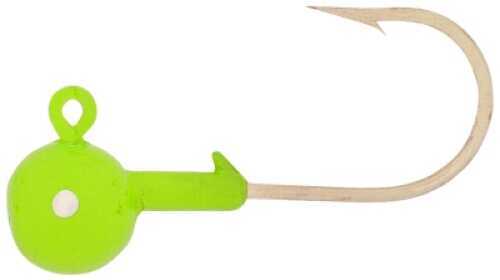 H&H Lure H&H Round Jig Head 1/4 10pk Chartreuse Md#: R1410-05