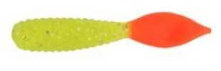H&H Lure H&H Salty Grub 3in 10pk Chartreuse Glitter/Fire Tail Md#: SG310-02