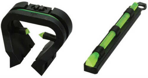 HiViz Sight Systems TriViz Shotgun Fits most vent-ribbed shotguns with removable front bead & rear com TT1001