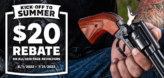 Heritage Revolver Summer Rebate