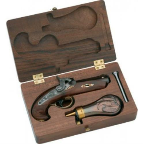 Pedersoli Philadelphia Derringer .45- Caliber Pistol with Presentation Case and Accessories