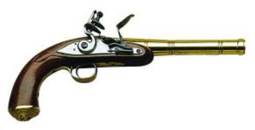 Pedersoli Queen Anne Brass Muzzleloading Flint lock Pistol, 50 Caliber Md: S.329-050