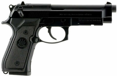 Beretta USA JS92M9A1CA 92 M9A1 *CA Compliant* 9mm Luger Single/Double 4.9" 10+1 Black Grip Bruniton Slide