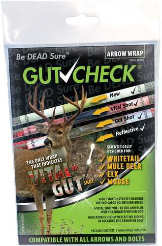 Gut Check Arrow Wrap Indicator Whitetail, Mule Deer, Elk and Moose Model: GCM1001