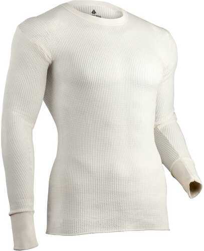 Indera Traditional Long Johns Sleeve Shirt Natural Large Model: 800ls-na-lg