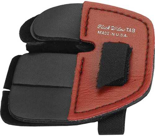 Black Widow Leather Shooting Tab Split Finger LH-img-0