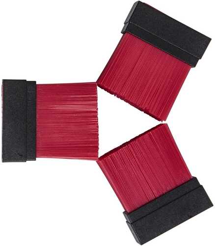 Click to see larger image. Trophy Ridge Whisker Biscuit V Replacement Bristle Red