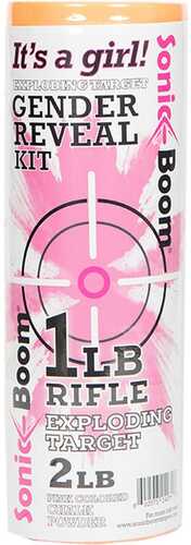 Sonic Boom Exploding Target Gender Reveal Kit Girl 1 lb. Pink