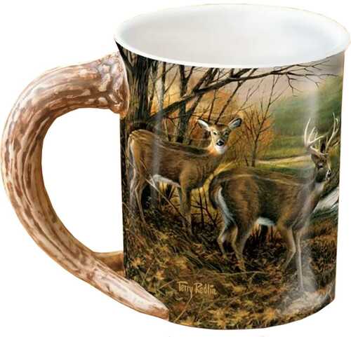 Wild Wings Sculpted Mug Indian Summer Whitetail Deer