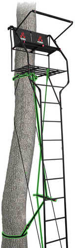 Primal Double Vantage Deluxe Ladder Stand 18 ft.-img-0