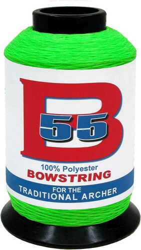 BCY B55 Bowstring Material Fluorescent Green 1/4 lb. Model: