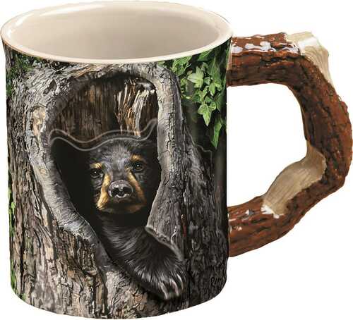 Wild Wings Sculpted Mug Cubby Hole- Black Bear