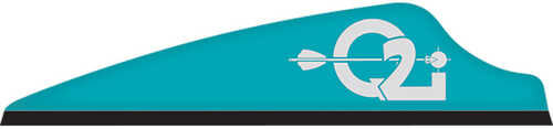 Q2i Fusion X-II Vanes Teal 2.1 in. 100 pk. Model: Q050410