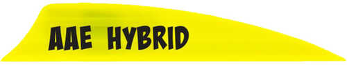 AAE Hybrid 2.0 Shield Cut Vanes Yellow 50 pk. Model: HY20YE50