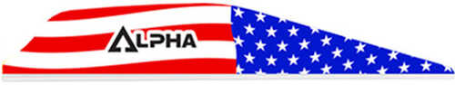 Bohning Alpha Vanes American Flag 100 pk. Model: 101062AF28