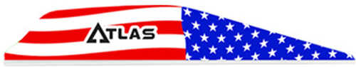 Bohning Atlas Vanes American Flag 100 pk. Model: 101072AF28