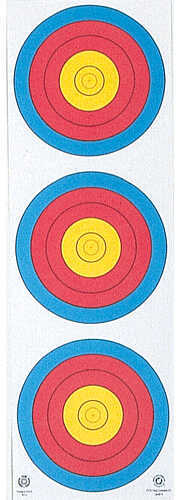 Maple Leaf Press Inc. NAA Official 3-Spot Color Target Vertical 11060