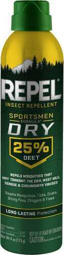 Repel Insect Repellent Sportsmen Dry Formula 25% DEET 4 oz. Model: HG-94133