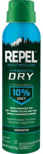 Repel Insect Repellent Family Dry Formula 10% DEET 4 oz. Model: HG-94120