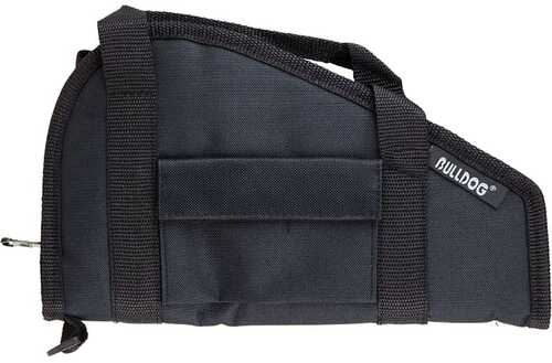 Bulldog Pistol Rug with Handle Black Medium Model: BD601