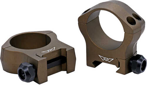 Warne Mountain Tech Scope Rings Burnt Bronze 30mm Medium