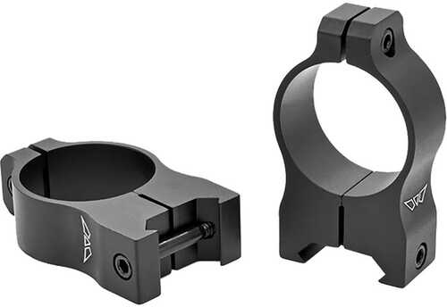 Warne Vapor Aluminum Scope Rings Matte Black 30mm High