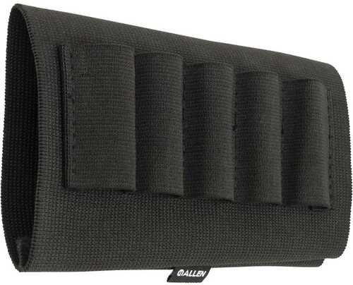 ALLEN ELASTIC BUTTSTOCK SHELL HOLDER BLACK FOR SHOTGUNS