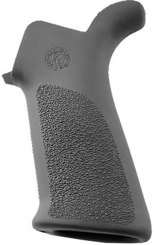 Hogue AR-15 Rubber Beavertail Grip Gray